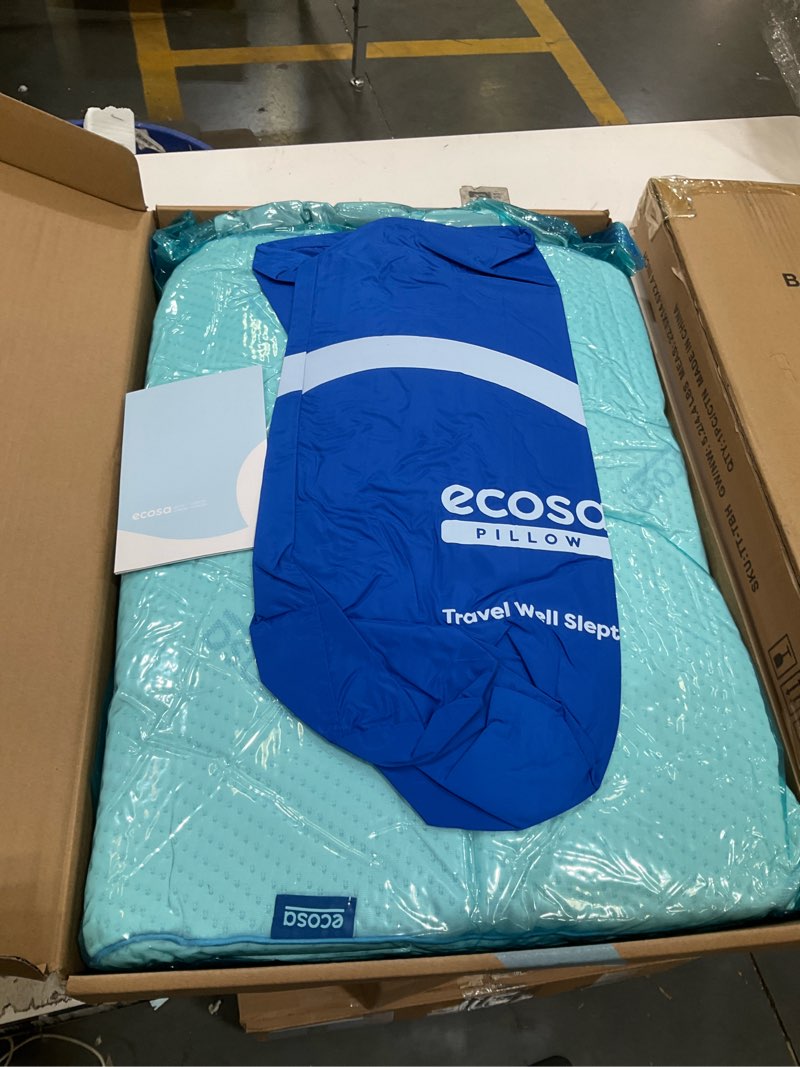 Condition photo showing Good Condition for ecosa cooling gel memory foam pillow, adjustable memory pillow, travel pillows for sleeping, cervical neck pillow for sleeping, soft pillows for side sleepers cooling memory foam