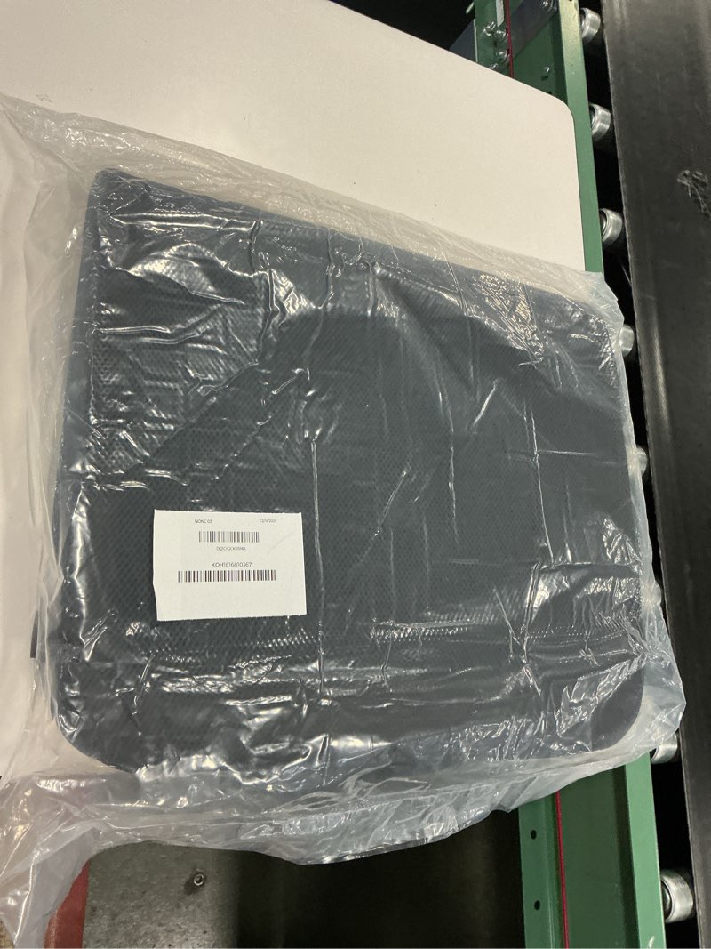 Condition photo showing New/Like New for Large Seat Cushion, Soft Foam Cushion for Long Sitting Hours on Office Chair, Home & Car, Non-Slip Chair Pad for Relieving Back & Sciatica & Hip & Coccyx Pain (Black) Black Large