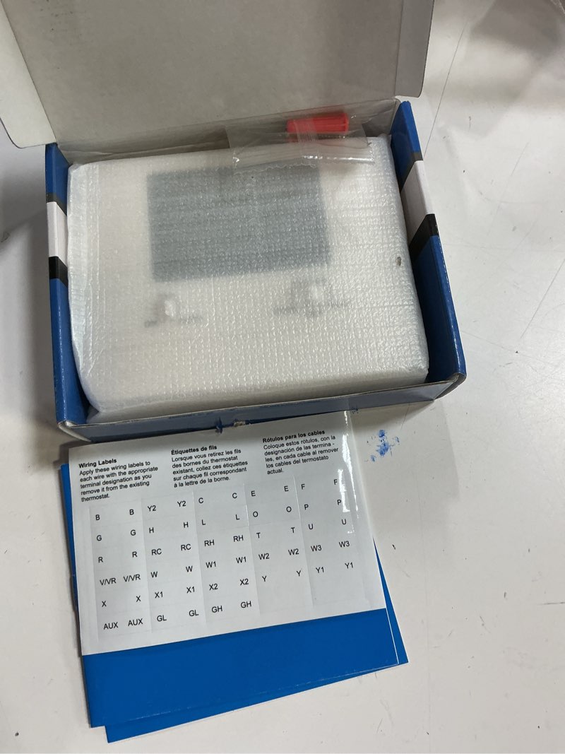 Condition photo showing Good Condition for ELECTECK Non-Programmable Digital Thermostat for Home, up to 1 Heat/1 Cool with Large LCD Display, Compatible with Single Stage Electrical and Gas/Oil System, White White 1