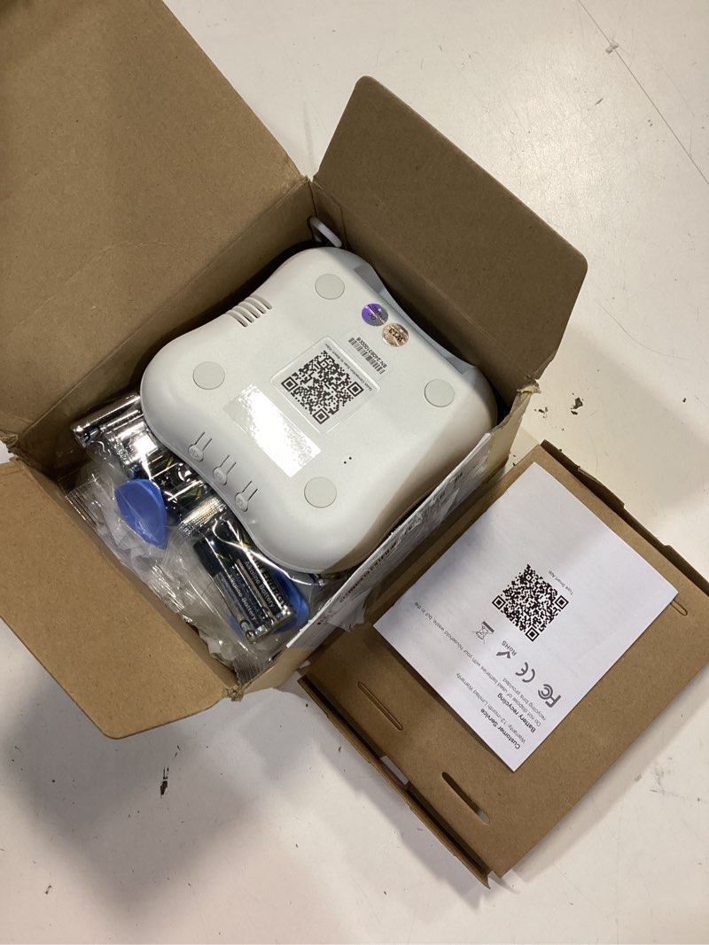 Condition photo showing As Is for WiFi Water Leak Detectors 5 Pack, 120dB Adjustable Loud Water Leak Sensor, Wireless Wi-Fi Water Leak & Drip Alarm, App Alerts, 5 Water Alarm Sensors & 1 Hub for Home Kitchen, Bathroom, Sink, Laundry water alarm *5+Hub