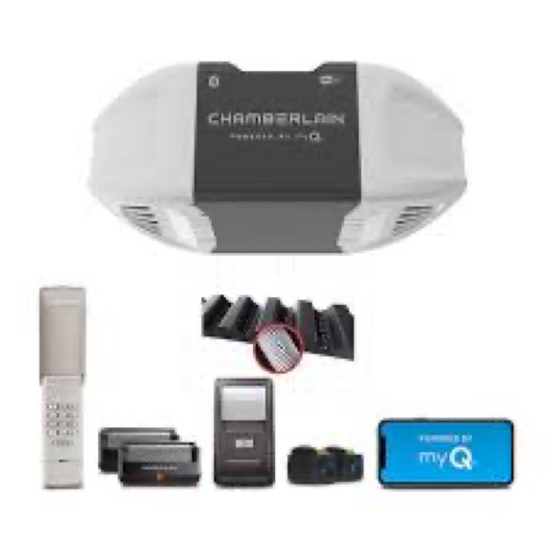 Quiet Wi-Fi Garage Door Opener With Wireless Keypad