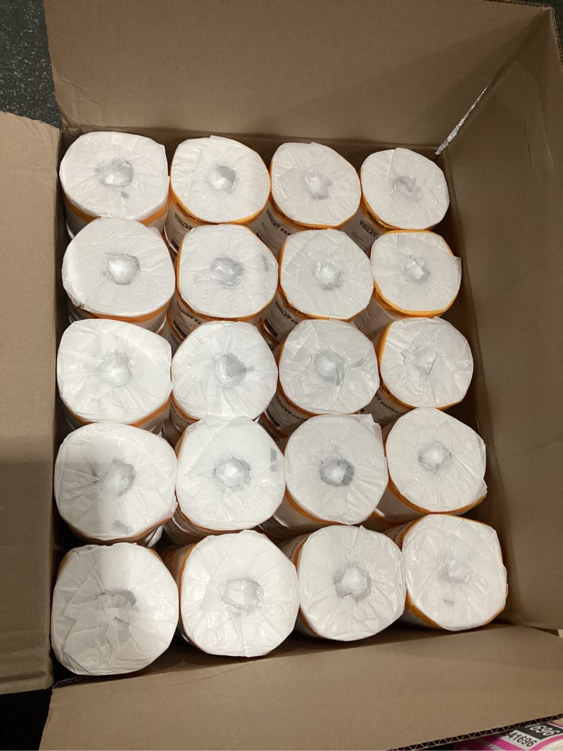 Condition photo showing New/Like New for amazoncommercial 2-ply ultra plus toilet paper, bath tissue, soft and strong, septic safe, unscented, 400 sheets per roll, 80 individually wrapped rolls for business use
