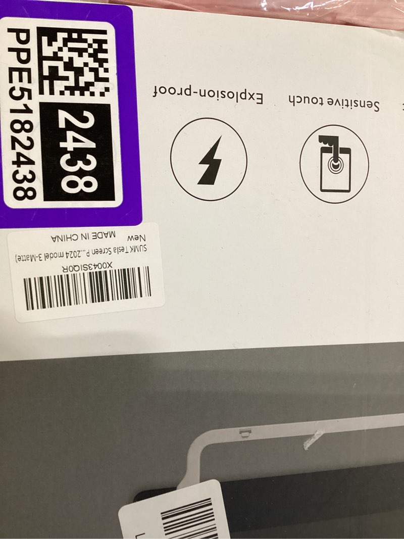 Condition photo showing Good Condition for 15.4 inch screen protector for tesla model 3/y accessories [anti-glare & anti-fingerprint] front & back tempered glass screen protector for tesla model y 2025 & model 3 highland 2024-2026 - matte 15.4" model y/3- matte