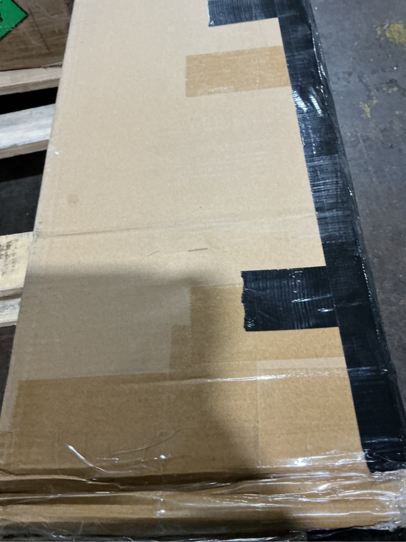 Condition photo showing Good Condition for FREDBECK 48in x 96in Wood Sliding Barn Door with 8FT Barn Door Hardware Kit Included K Shape Solid Spruce Panel Sliding Door Double Surfaces Need to Assembly 48"x96" Door + 8' Track Kit Wood Color