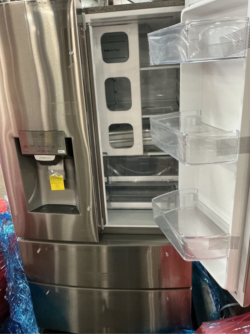 Condition photo showing Good Condition for 28 cu.ft. smart wi-fi enabled french door refrigerator