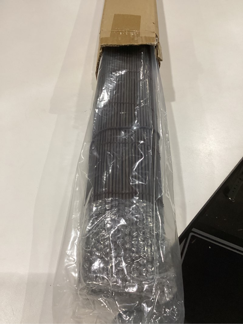 Condition photo showing Good Condition for Paramondo Outdoor Roller Shades for Patio, Exterior Waterproof Reed Roller Blinds, Outdoor Bamboo Shades for Patio, Roll Up Screen for Porch, Pergola, Balcony, Gazebo, 35" W x 72" L, Dark Coffee Bamboo - Dark Coffee 35'' W x 72'' L