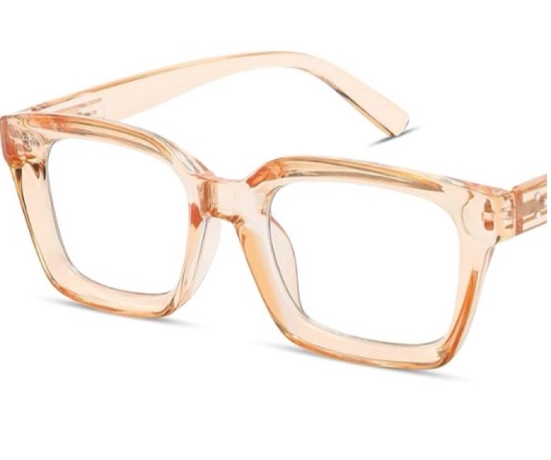 iboann oversized blue light glasses for woman, funky fashion glasses with preppy look, reduce screen fatigue computer glasses