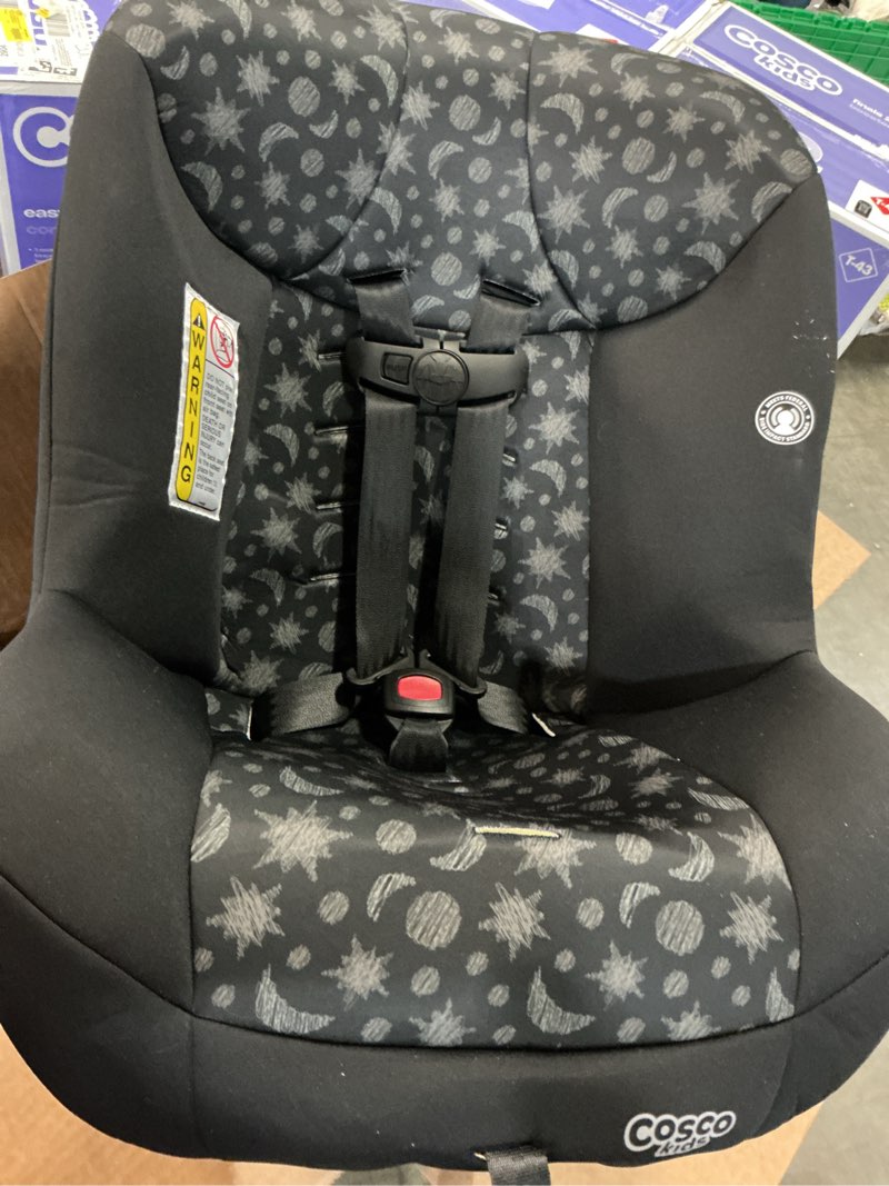 Condition photo showing Good Condition for cosco kids scenera extend infant & toddler convertible car seat, moonlit night, black