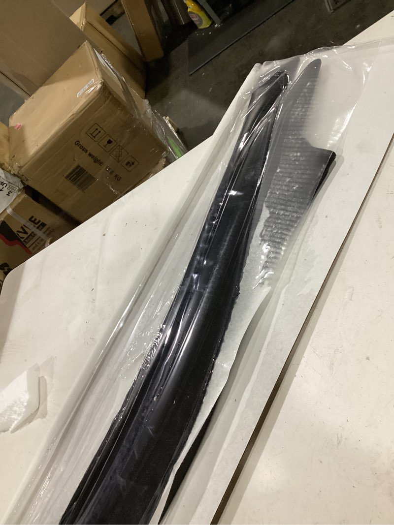 Condition photo showing As Is for husky liners low profile ventvisors/rain guards | fits 2021-2025 cadillac escalade, chevrolet tahoe, gmc yukon, 1 pc. | matte black - 2857088