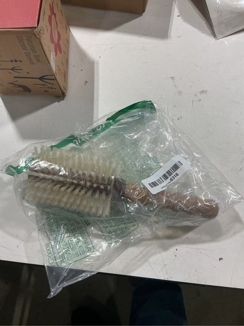 Condition photo showing Good Condition for trenfi boar bristle round brush 2.75 inch | cork handle, boar and nylon pins, wood barrel, blowout volume for fine and medium hair