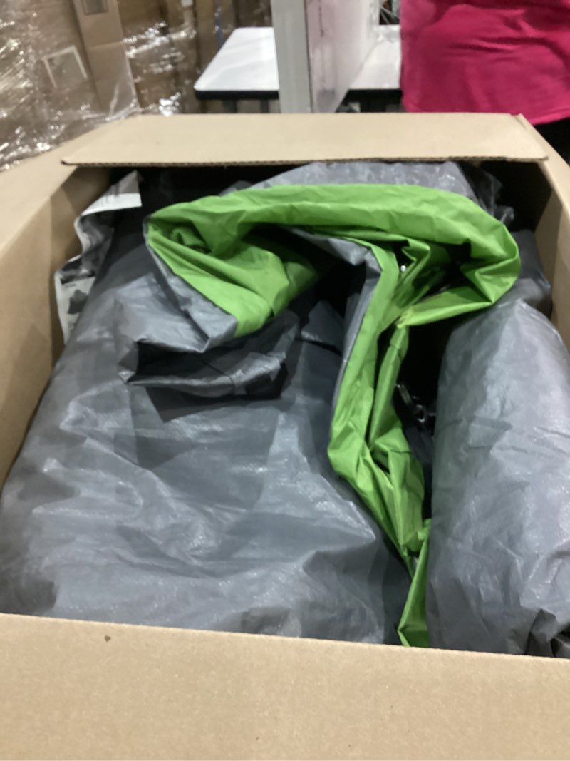 Condition photo showing Good Condition for coleman montana camping tent with rainfly, weatherproof family tent sets up in 15 mins, fits multiple airbeds pfas-free green