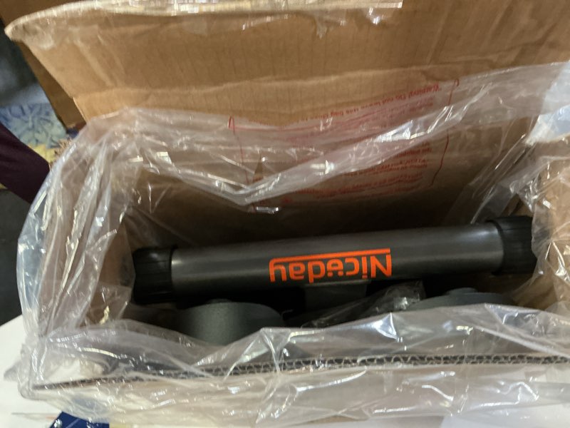 Condition photo showing Good Condition for Niceday Steppers for Exercise, Stair Stepper with Resistance Bands, Mini Stepper with 300LBS Loading Capacity, Hydraulic Fitness Stepper with LCD Monitor Gray