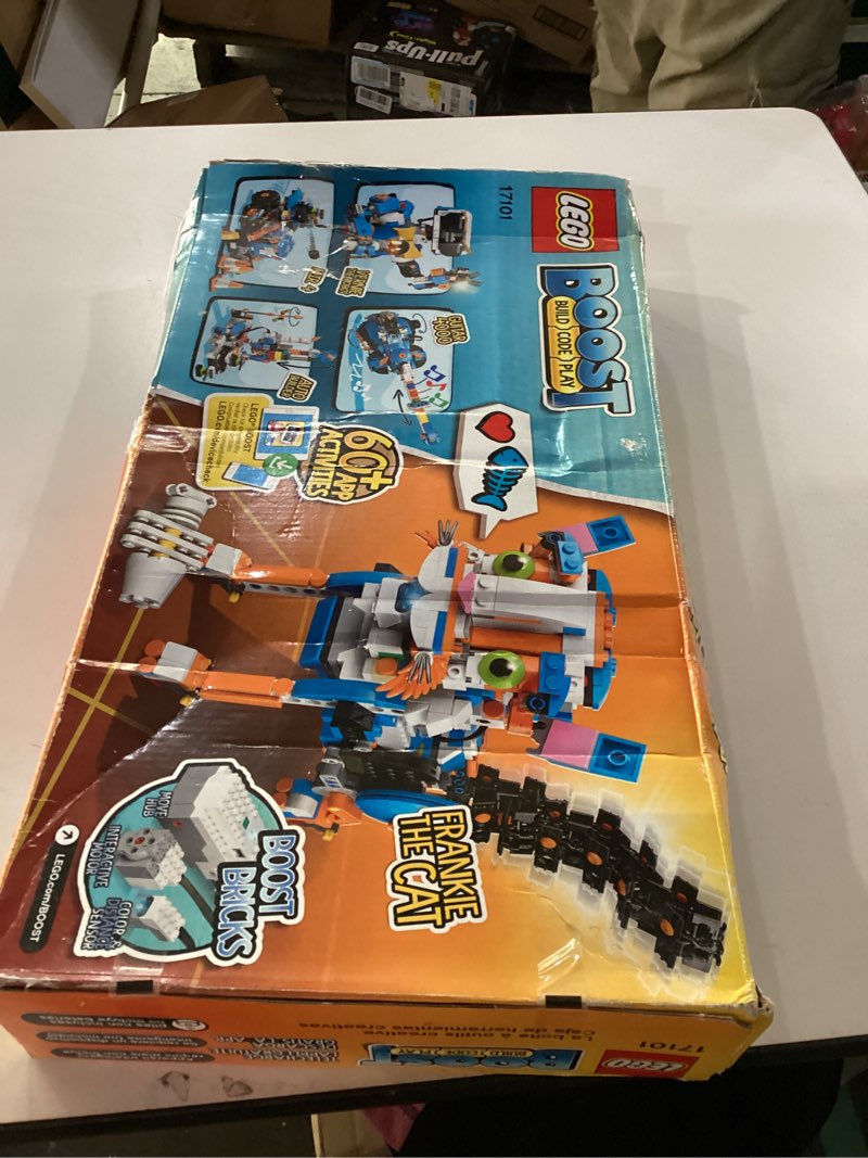 Condition photo showing Good Condition for lego boost creative toolbox 17101 fun robot building set and educational coding kit for kids, award-winning stem learning toy (847 pieces) frustration-free packaging