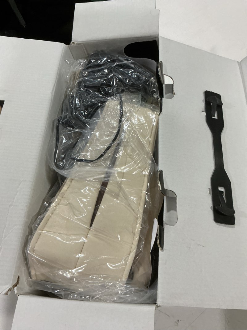 Condition photo showing Good Condition for nekteck shiatsu neck massager with heat for pain relief deep tissue, 2026 upgraded 3d back shoulder kneading massage pillow, relaxation gifts for him her mom dad mother's day, beige (not cordless)