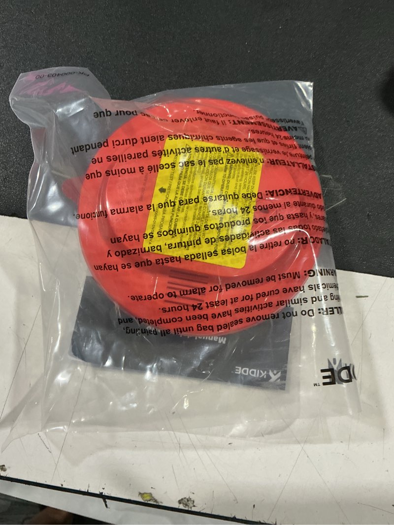 Condition photo showing Good Condition for kidde battery-operated photoelectric smoke detector alarm, 5-inch, batteries included