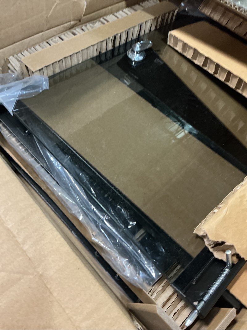 Condition photo showing Good Condition for Tecmojo 9U 10 inch Rack, Wall Mount Network Cabinet Set,12.3W x 13D x 17.1H- Load Capacity 110Lbs(50 kg),Black 10" Wall Housing Server Rack Set 9U/10In/Black