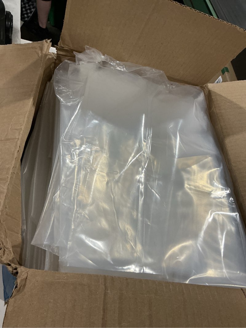 Condition photo showing Good Condition for plasticplace contractor trash bags 55-60 gallon, heavy duty garbage bags, 3.0 mil clear trash bags, tear-resistant large trash can liners for construction, recycling & home improvement (50 count) clear 50 count (pack of 1)