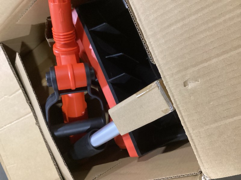 Condition photo showing Good Condition for 12" cordless snow shovel (no battery) compatible with milwaukee 18v battery, electric snow shovel with directional plate & adjustable front handle, cordless snow blower for driveway/patio/sidewalk