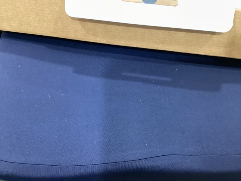 Condition photo showing As Is for tempur-pedic memory foam seat cushion pillow  blue