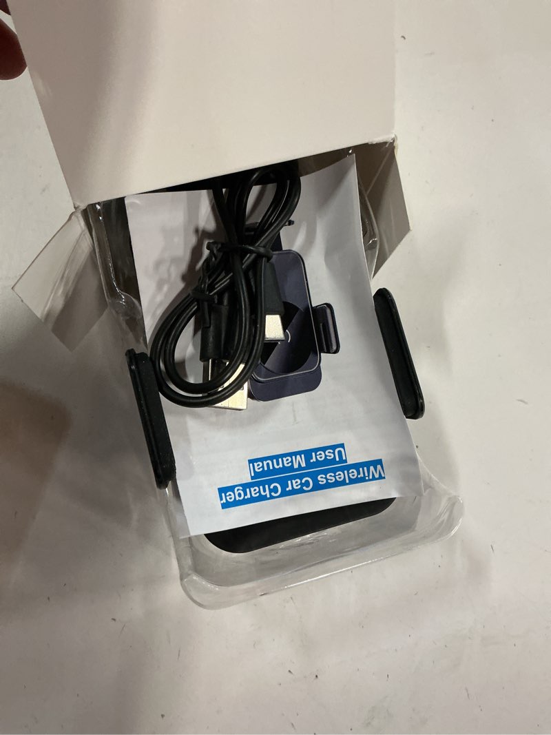 Condition photo showing New/Like New for Wireless Car Charger, 15W Fast Charging [Auto Clamping] [Auto Alignment] Phone Holders for Your Car Dashboard Windshield Air Vent Car Accessories for iPhone 17 16 15 14 13 12 Series, Samsung Galaxy