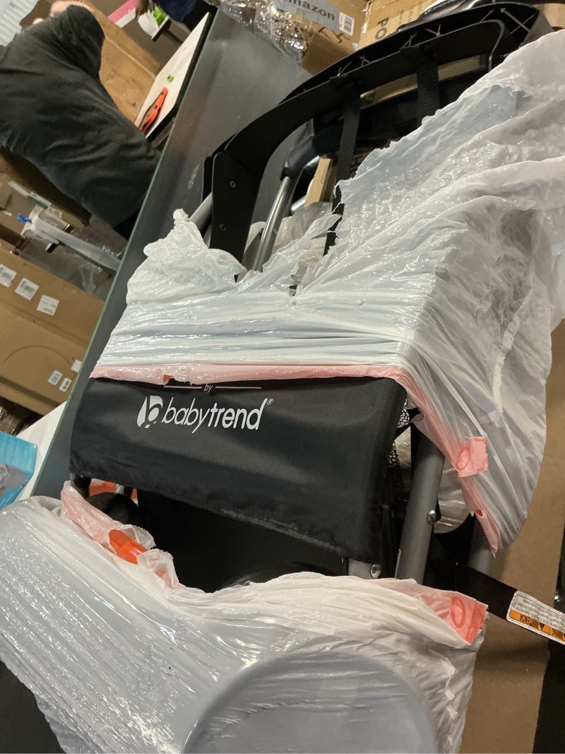 Condition photo showing Good Condition for Baby Trend Snap N Go EX Polyester Lightweight Foldable Universal Single Infant Car Seat Carrier with 2 Cup Holder and Covered Compartment, Black Single Stroller