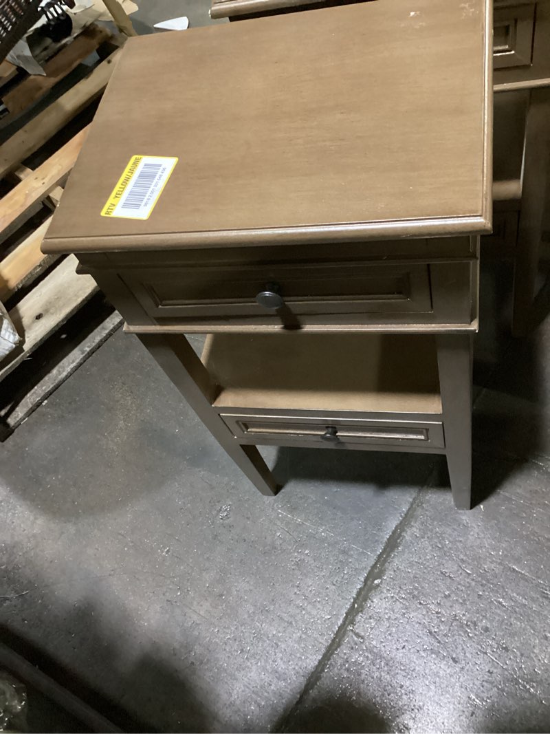 Condition photo showing Good Condition for urban designs side table, pine wood, brown