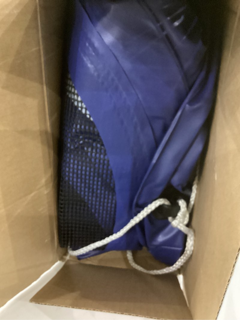 Condition photo showing Good Condition for Inflatable River Run II Double Seater Lounge Pool Float in Blue & White  Adult