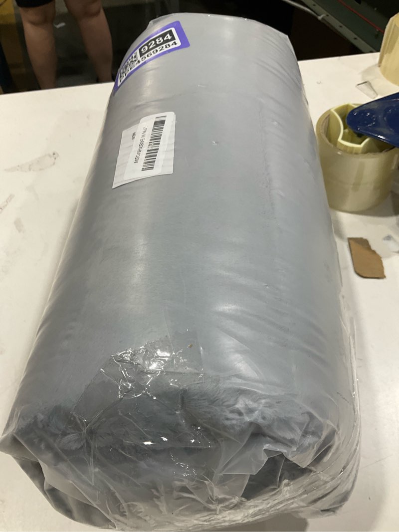 Condition photo showing Good Condition for Dog Crate Pad 48" x 30", Washable Plush Dog Bed Mat for 48 inch Cage, Anti-Slip XL Kennel Mat for Large Dogs, Grey 48.0"L x 30.0"W x 1.5"Th Grey