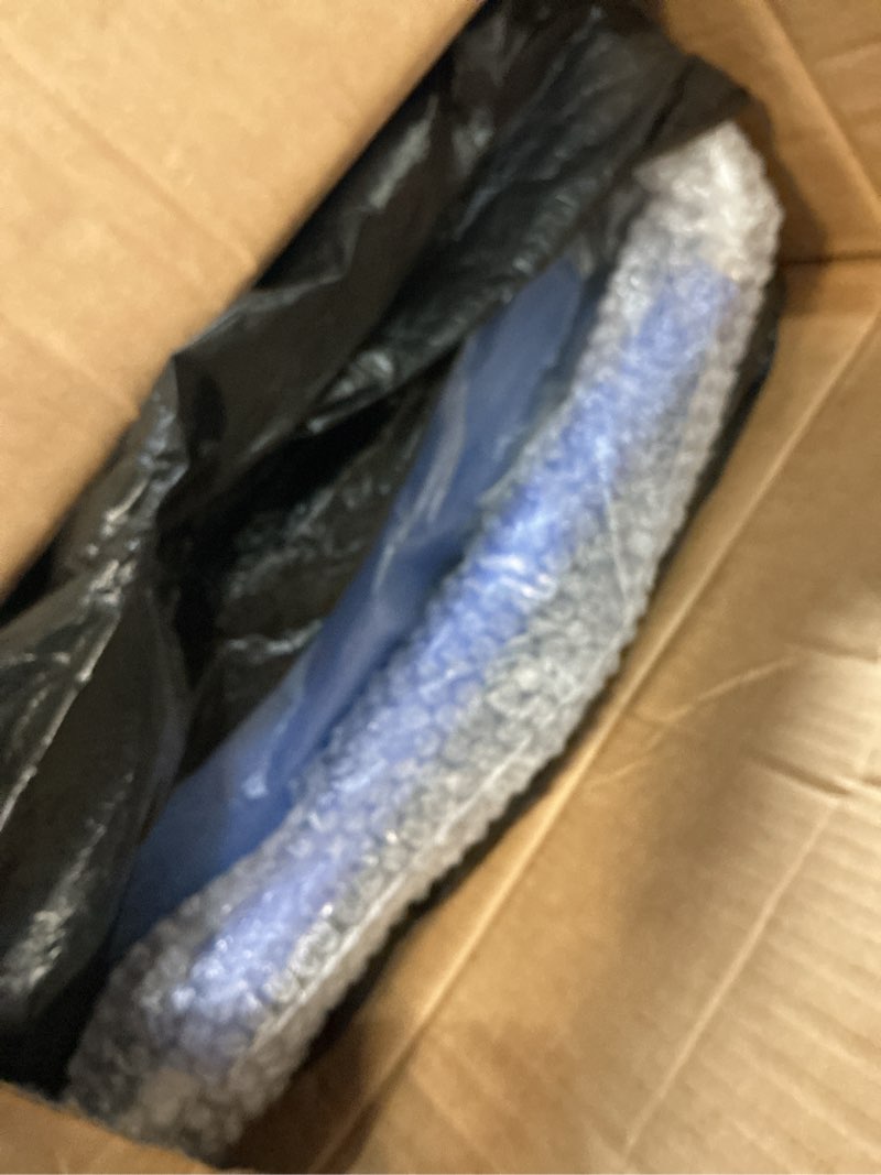 Condition photo showing Good Condition for Bedside Commode Wheelchair with Drop Arms & Lockable Casters, Waterproof Aluminum Shower Chair, Anti-Tilt Foldable Footrest, Sponge Padded Seat, 330lbs Weight Capacity, 3 in 1 Bedside Commode Chair