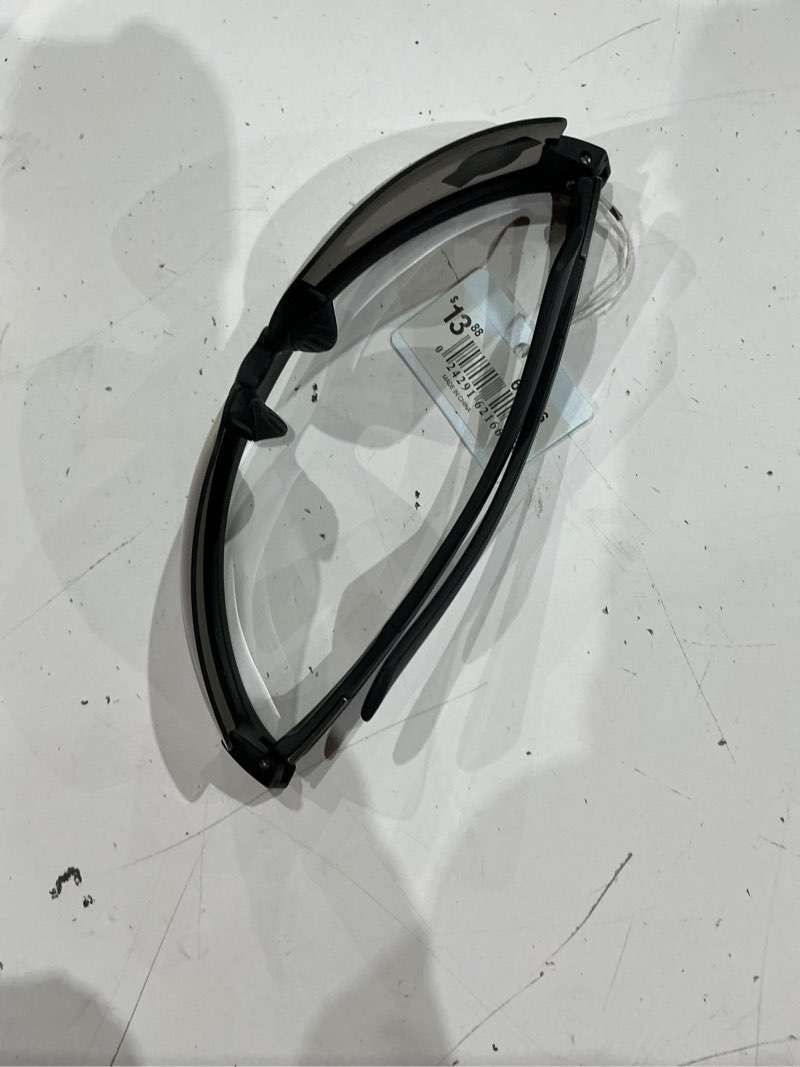 Condition photo showing As Is for piranha eyewear academy half frame polarized sport sunglasses with blue mirror lens