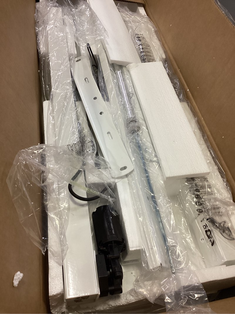 Condition photo showing Good Condition for Claiks Electric Standing Desk, Adjustable Height Stand up Desk, 40x24 Inches Sit Stand Home Office Desk with Splice Board, White Frame/White Top White 40