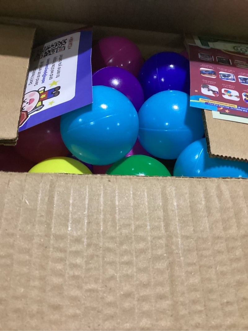 Condition photo showing Good Condition for Playz Soft Plastic Mini Ball Pit Balls 200 Count - w/ 8 Vibrant Colors - Crush Proof, No Sharp Edges, Non Toxic, Phthalate & BPA Free for Baby Toddler Ball Pit, Play Tents & Tunnels Indoor & Outdoor