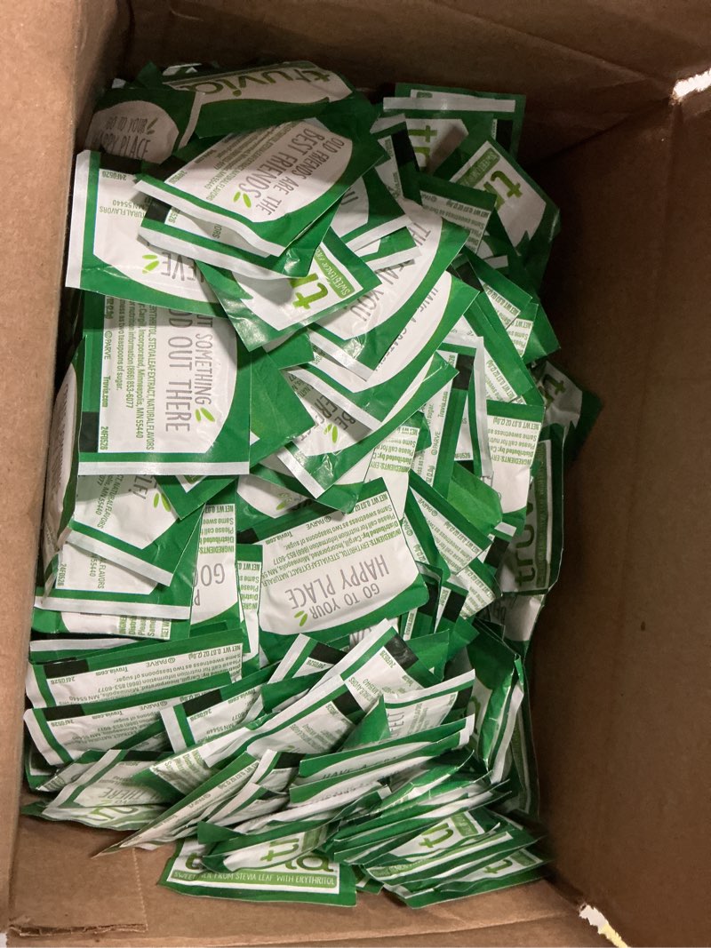 Condition photo showing Good Condition for truvia original calorie-free sweetener from the stevia leaf packets, 35.25 oz box, 500 count (pack of 1)