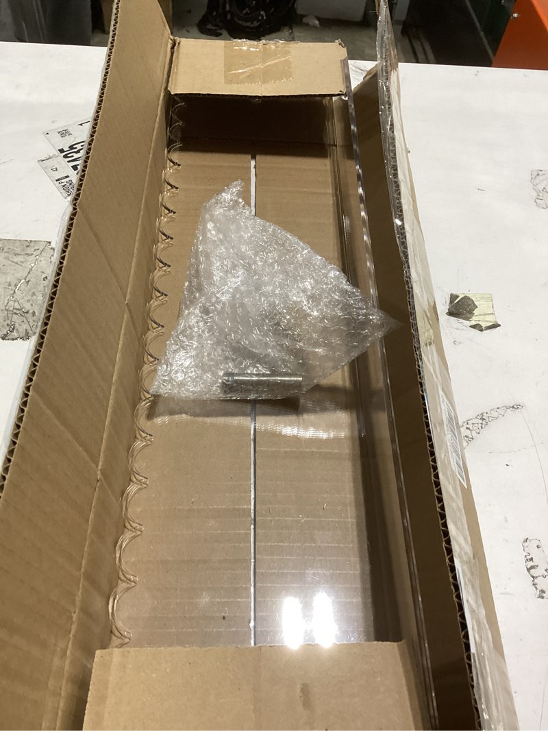 Condition photo showing Good Condition for 2 pack acrylic magazine holder wall, 24 inch clear floating shelves wall mount brochure record holder, hanging scalloped bookshelf literature organizer for nursery waiting room living room office