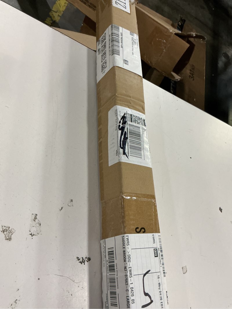 Condition photo showing As Is for ripeng 10 pack 48 inch trim kit in carrara marble, marble tile edge l shaped trim wall corner protector guards ease to install for 5mm fence wall tiles fence boards door countertop furniture cabinet 10 48 inch