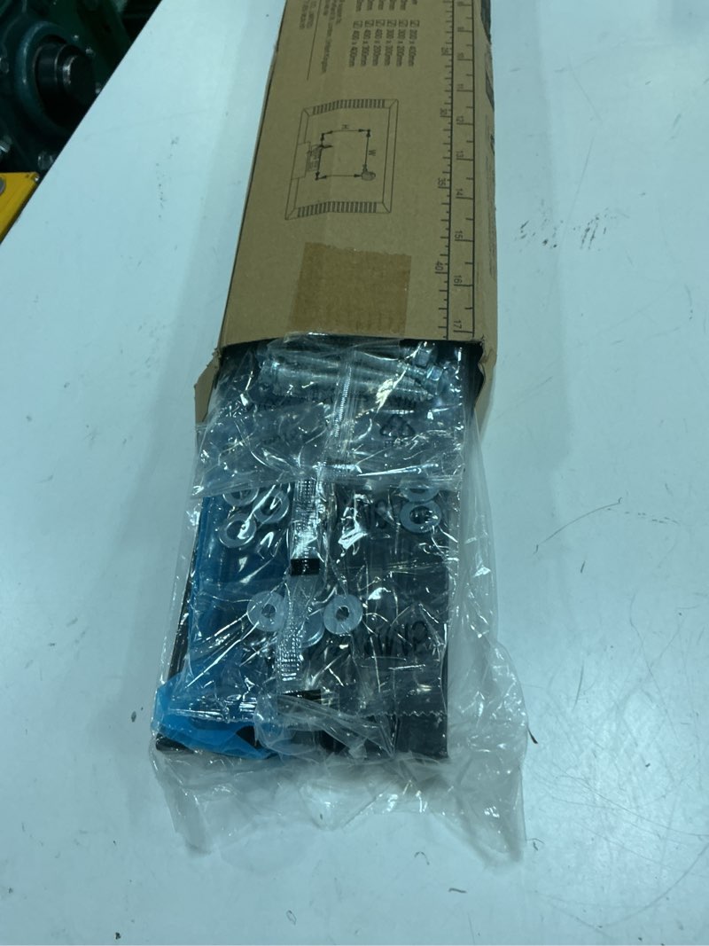 Condition photo showing As Is for perlesmith tilting tv wall mount bracket low profile for most 23-60 inch led lcd oled, plasma flat screen tvs with vesa 400x400mm weight up to 115lbs, fits 16" wood stud black 23-60" tilt tv wall mount