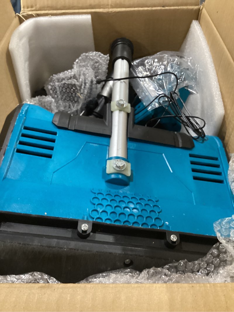 Condition photo showing As Is for Electric Cordless Snow Shovel, Snow Blower Cordless, 13"x6" Clearing Path, Directional Plate & Auxiliary Handle, Snowblower Electric Snow Blower Battery Powered (2*4.0Ah Batteries & Charger Included)