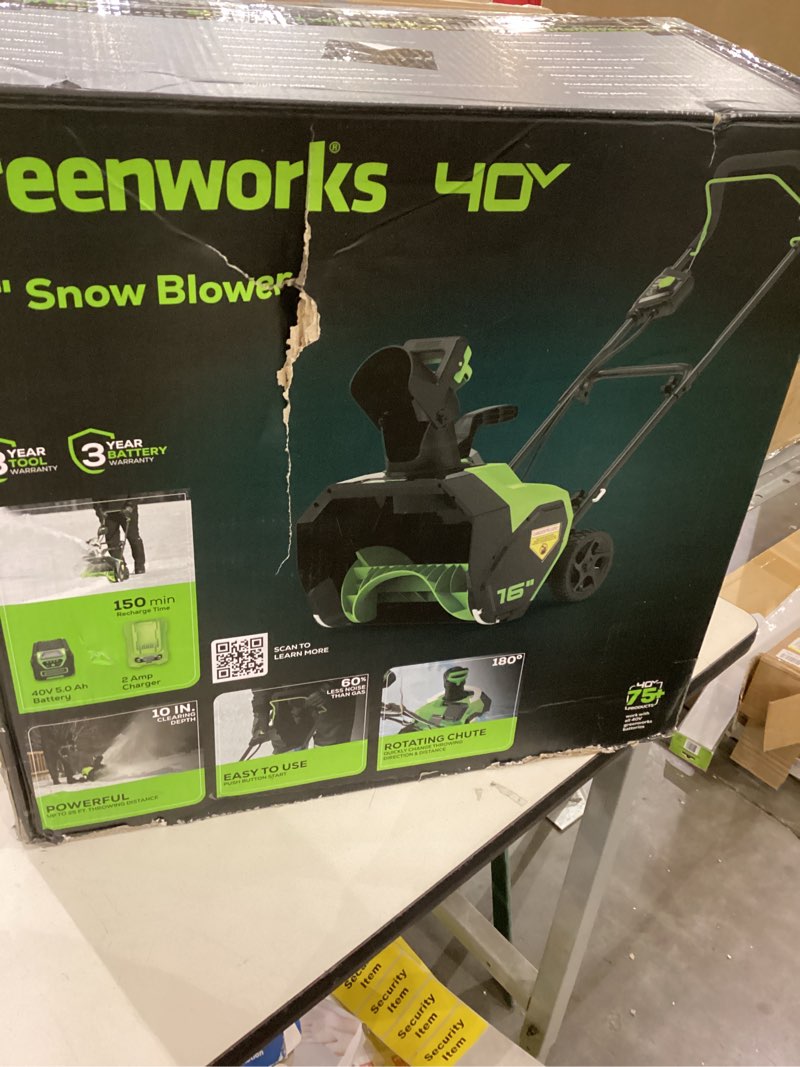 Condition photo showing Good Condition for snow blower