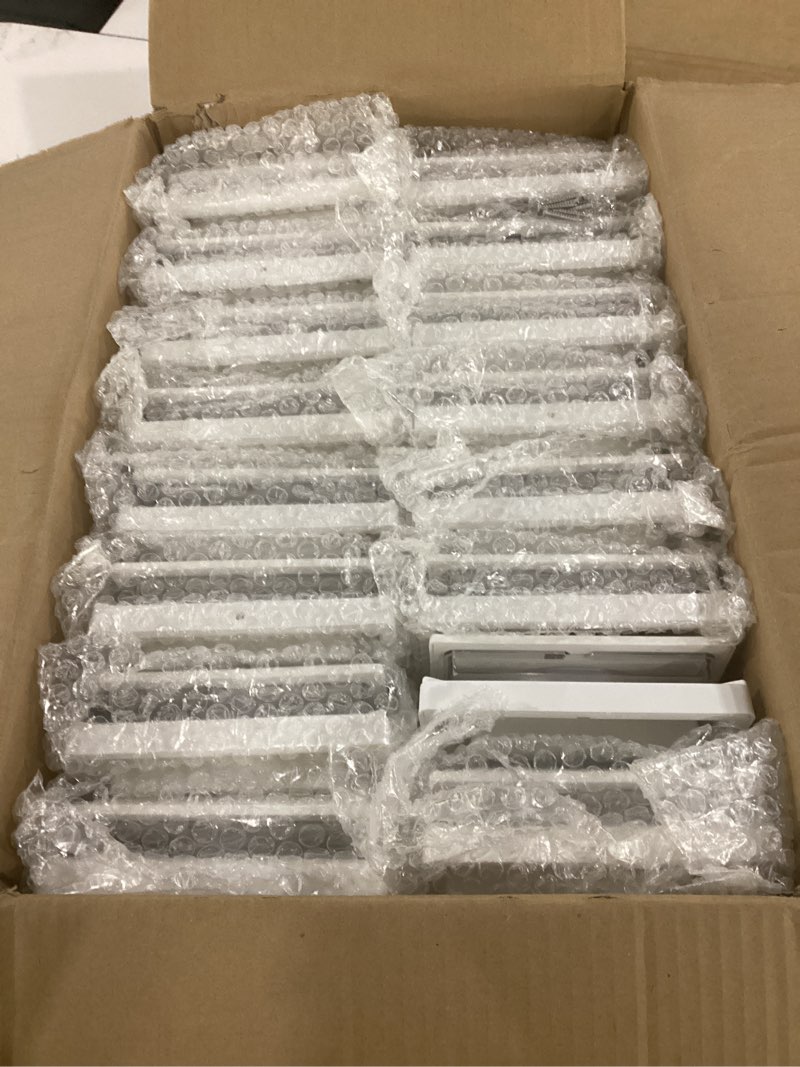 Condition photo showing Good Condition for not tested***** aponuo 16 pack solar post cap lights, 2 modes(warm/cool light) outdoor waterproof fence post solar lights, solar powered garden, patio, deck decor for 4x4, 5x5, 5.5x5.5 wood & vinyl posts, white white 16 pack