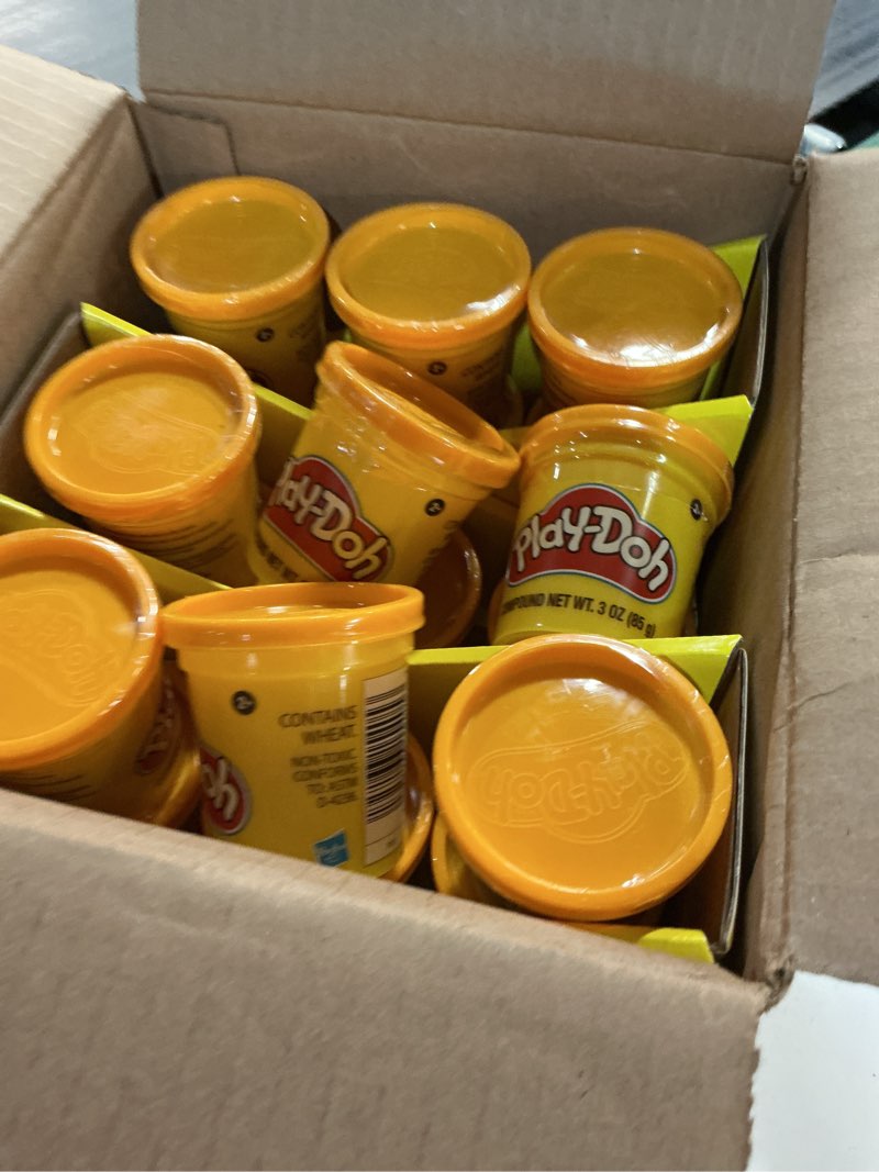 Condition photo showing Good Condition for play-doh modeling compound 36-pack case of colors, non-toxic, 3 oz cans of assort. colors, back to school classroom supplies, preschool toys, ages 2+