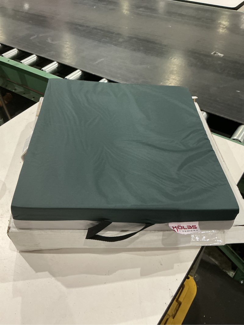 Condition photo showing Good Condition for kolbs gel extreme | wheelchair cushion seat cushion | 22 x 18 inch seat, 3 inch thick | coccyx, sciatica & tailbone pain relief cushion | seat pad ideal for office, kitchen wheelchairs and auto