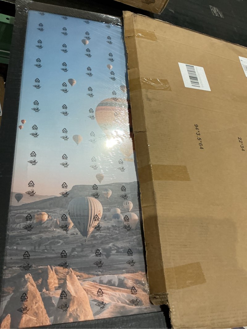 Condition photo showing Good Condition for veleclo 22x34 picture frame for wall display, 22x34 black picture frame with shatter resistant plexiglass, stable and sturdy 22 x 34 poster frame for wall display, handpicked gift collection, 1 pack