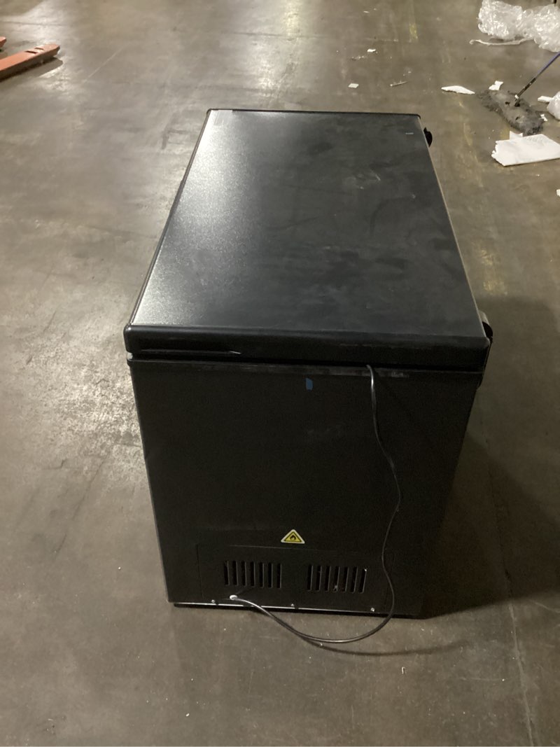 Condition photo showing Good Condition for Frigidaire Chest Deep Freezer, 10 Cu. Ft. Capacity, Granita Rugged Design-Adjustable Thermostat-Removable Vinyl Coated Wire Basket-Easy Defrost Drain