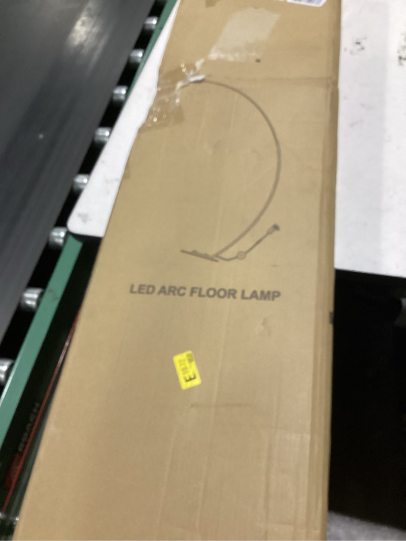 Condition photo showing Good Condition for (similar to) rgb floor lamp with 3 color temperatures, ultra bright 1800lm smart arc led floor lamp with remote control, music sync, scene modes, modern standing tall lamp for bedroom living room gaming rooms matte black-rgbcct