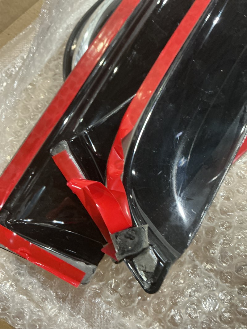 Condition photo showing As Is for good year,flexibles side window deflectors.