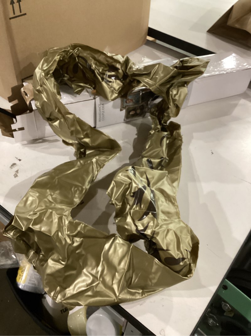 Condition photo showing As Is for van gogh self portrait adult inflatable painting costume | historical costumes