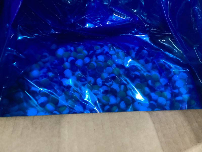 Condition photo showing As Is for production date 07/15/2024 mixed fruit flavor freeze dried candy