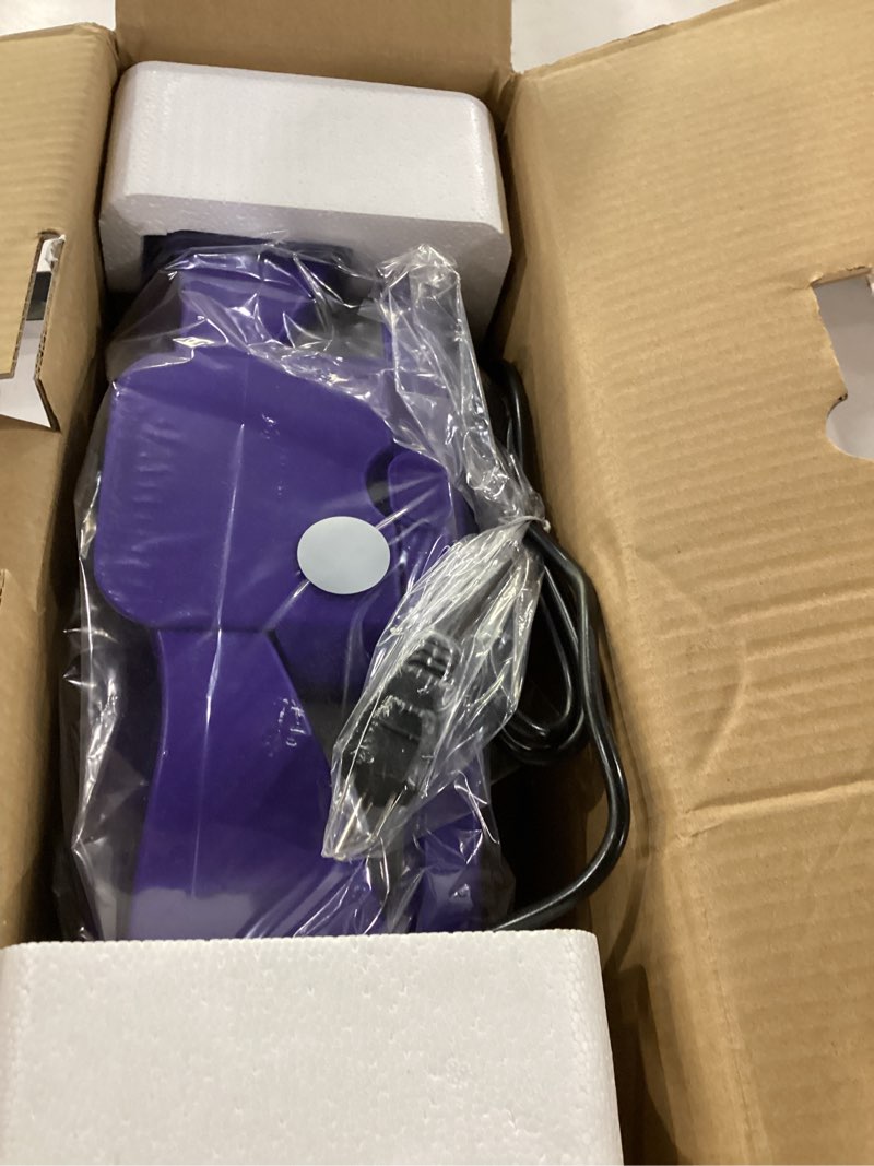 Condition photo showing Good Condition for puboo electric foot bath massager with remote, 16 motorized massage balls for stress relief, collapsible foot spa bath massager with heat, pedicure spa tub with temp control, purple