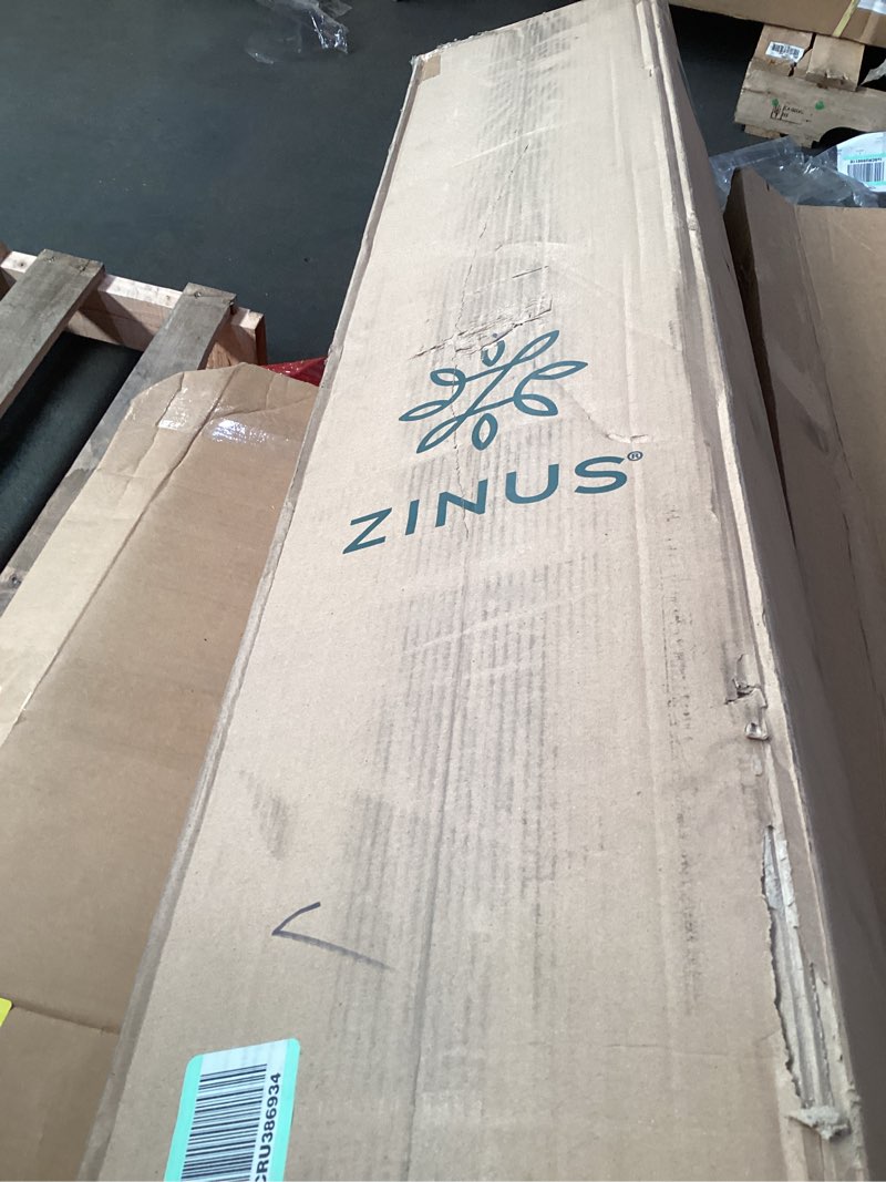 Condition photo showing New/Like New for Zinus 10 Inch Ultima RV Memory Foam Mattress [New Version], Short Queen, Fiberglass Free, Medium Firm Feel, Breathable Memory Foam, Certified Safe Foams & Fabric, Mattress in A Box White 10 Inch New Small Box