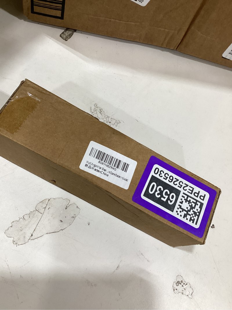 Condition photo showing New/Like New for Multi Angle Miter Shear Cutter Hand Tools,45-135 Degree Adjustable Angle Scissors Trim Shears Tools for Vinyl Wood Molding Trim, 2 Extra Spare Blades Included With 2 Extra Spare Blades